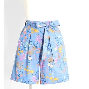 NWT Underwater Luau Shorts - Princess Highway BY ModCloth